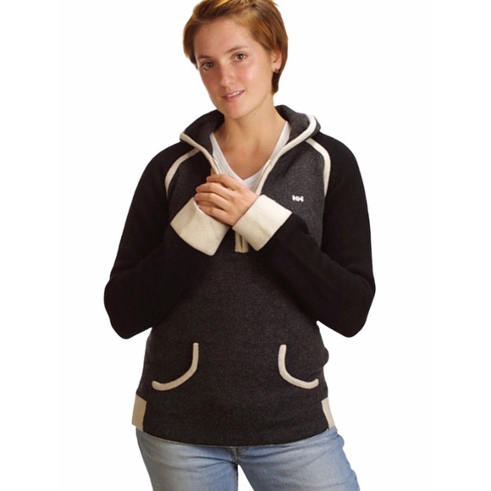 Helly Hansen 100% Lambswool Quarter Zip Hoodie L